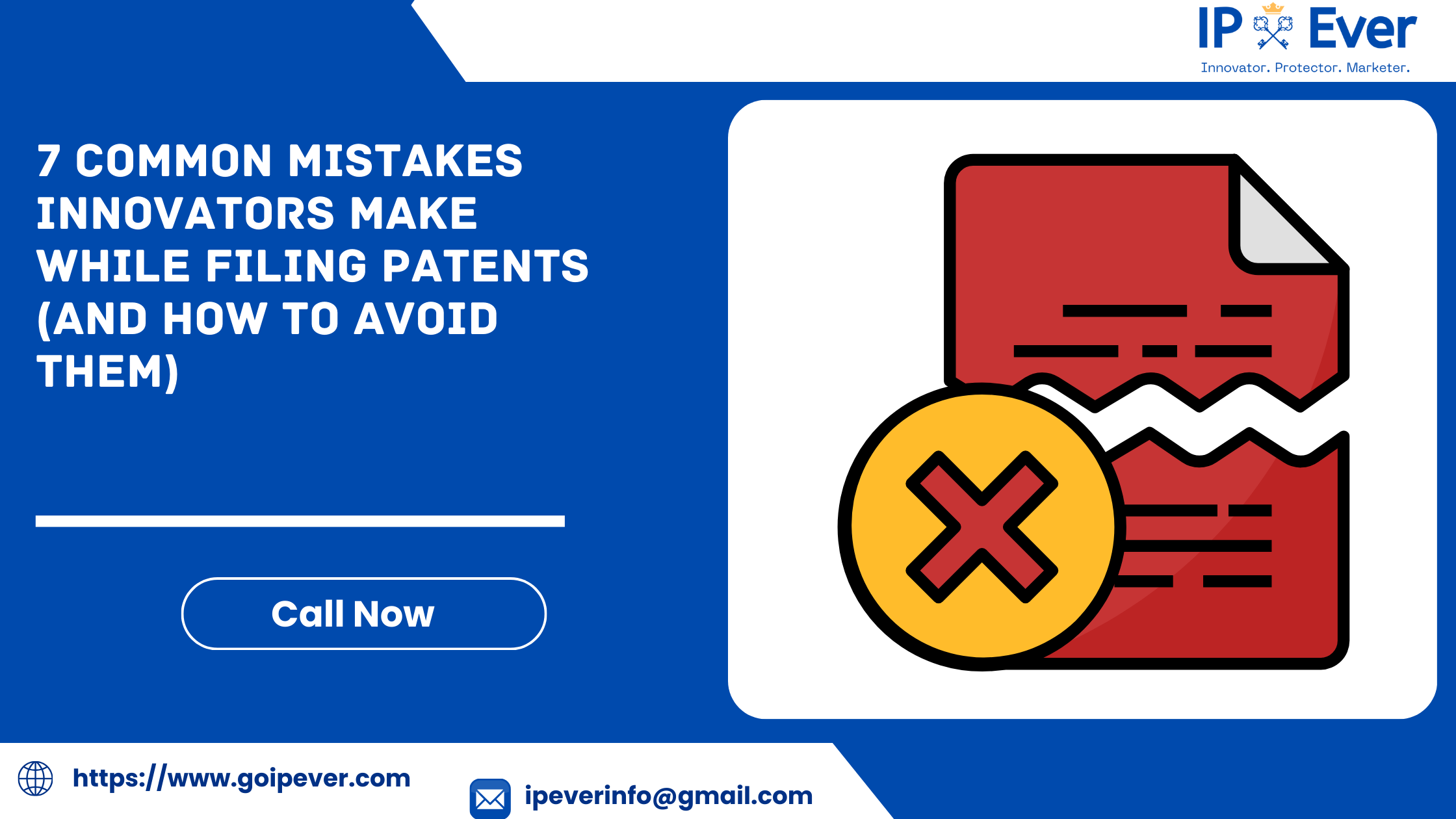 7 Common Mistakes Innovators Make While Filing Patents (And How to Avoid Them)